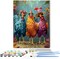 Framed Paint By Number Kits for Adults – DIY Acrylic Paint by Numbers on Canvas for Beginners, Pre-Framed Wall Art Painting Kit for Home Decor & Birthday Gift, 12x16 Inch